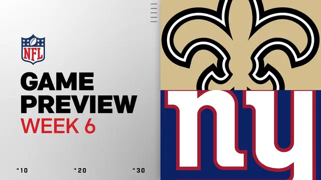 New Orleans Saints vs New York Giants | 2026 Week 6 Game Preview