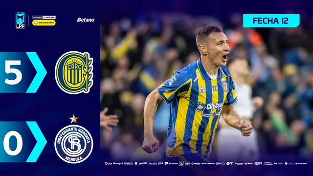 ROSARIO CENTRAL 5 - 0 INDEPENDIENTE RIV. | Resumen del partido | #TorneoMercadoLibre Clausura 2026 🏆