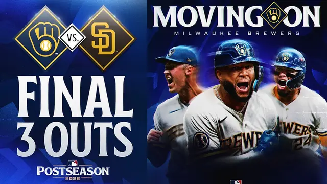 The Brewers are headed to the NLCS after taking down the Padres! | MLB Highlights (Final 3 Outs)