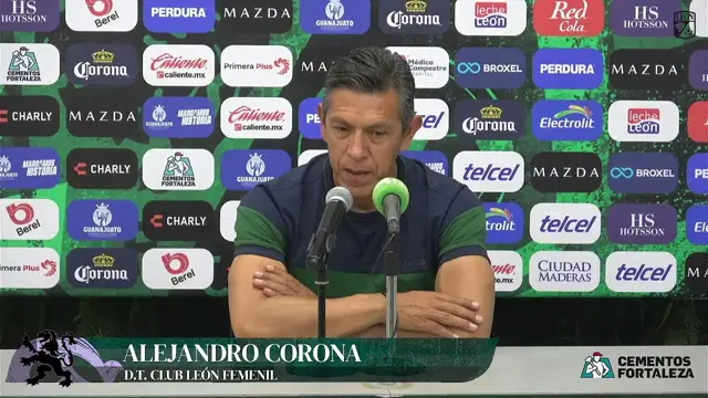 J8 | ALEJANDRO CORONA / D.T. CLUB LEÓN FEMENIL | CONFERENCIA PRESENTADA POR Cementos Fortaleza