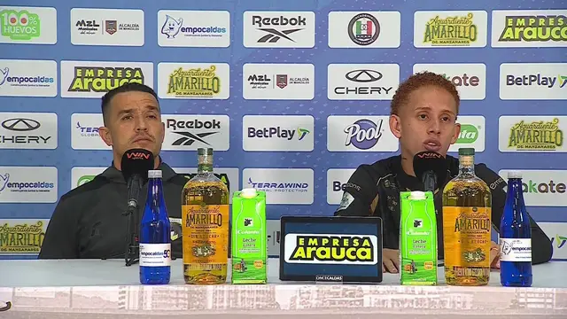 Rueda de prensa de Llaneros tras su partido con Once Caldas