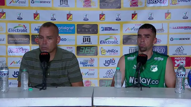 Rueda de prensa de Cali tras su partido con Pereira