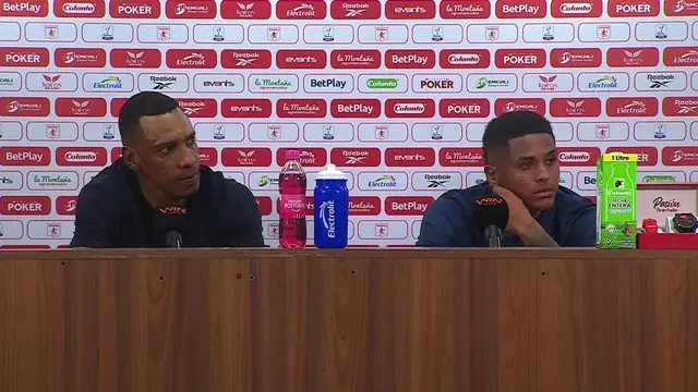 Rueda de prensa de Medellín tras su partido con América