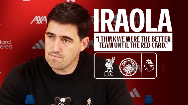 Andoni Iraola's post-match press conference | Liverpool 0-3 Man City