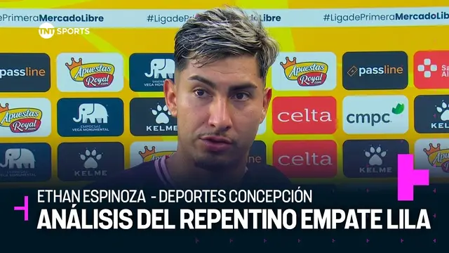 Ethan Espinoza y el repentino empate ante Deportes Concepción - Liga de Primera Mercado Libre 2026