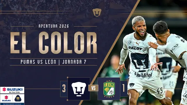 Color Suzuki | Pumas vs León | Jornada 7 | Apertura 2026