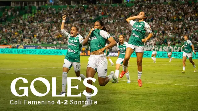 🏆 GOLES DEL TÍTULO Cali Femenino 4-2 Santa Fe | Final vuelta | Liga Femenina 2026