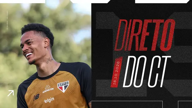 DIRETO DO CT: 16/10/2026 | SPFC PLAY