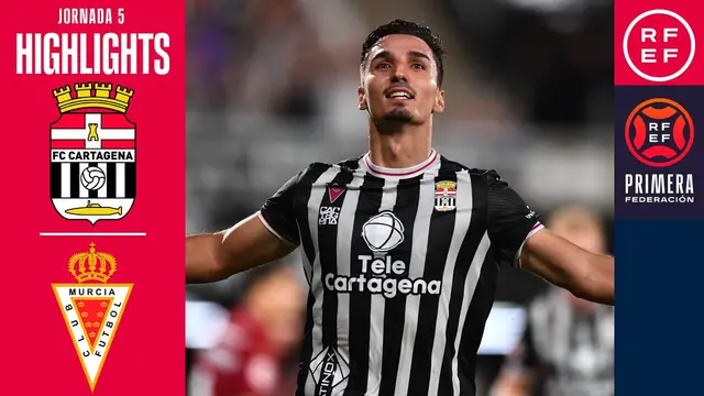 Resumen #PrimeraFederación | FC Cartagena 1 – 0 Real Murcia CF | Jornada 5 | Temporada 2026/2027