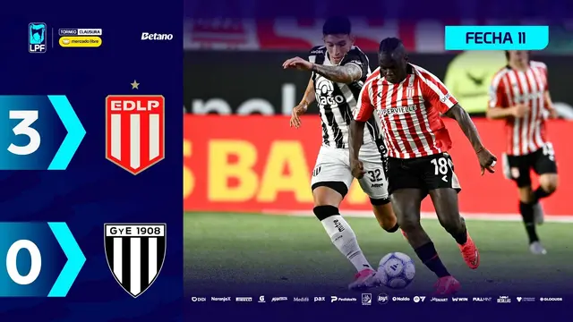 ESTUDIANTES 3 - 0 GIMNASIA DE MENDOZA | Resumen del partido | #TorneoMercadoLibre Clausura 2026 🏆