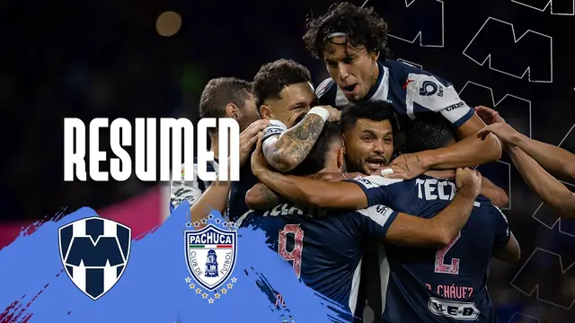 Resumen 📹 Monterrey 2 - 1 Pachuca | ¡Triunfo en Casa y subimos en la Tabla!