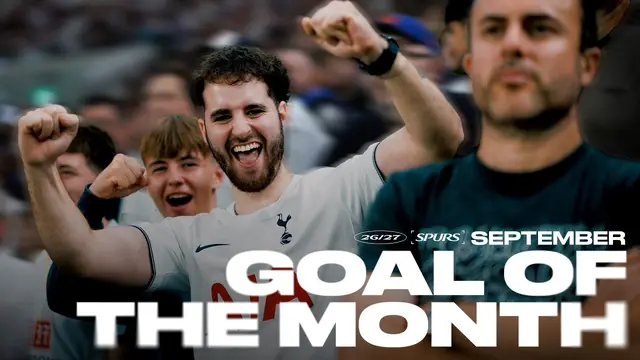 Spurs Goal of the Month | September 2026