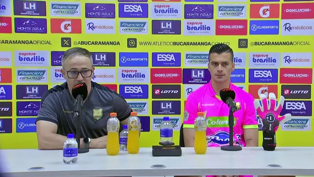 Rueda de prensa de Águilas Doradas tras su partido con Bucaramanga