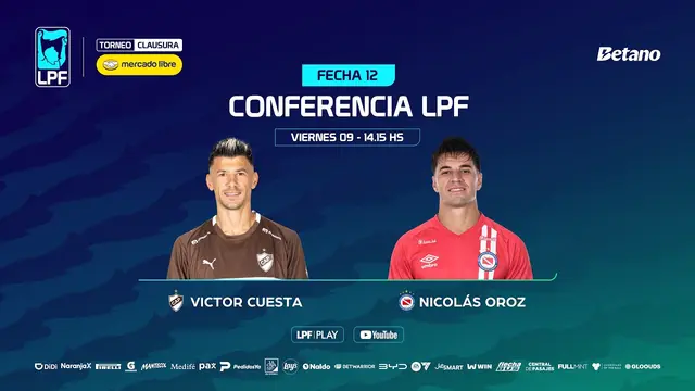 #ConferenciaLPF | Victor Cuesta y Nicolás Oroz en la previa de Platense - Argentinos