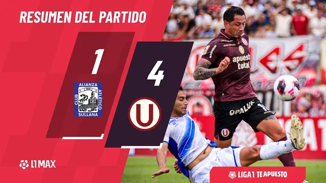 Alianza Atlético 1-4 Universitario: resumen de hoy, mejores jugadas y goles | #Liga1TeApuesto2026