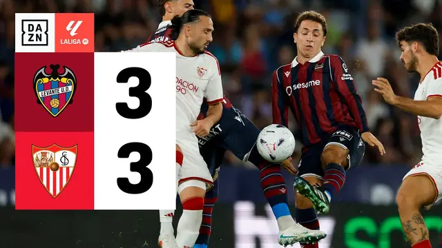Levante UD vs Sevilla FC (3-3) | Resumen y goles | Highlights LALIGA EA SPORTS