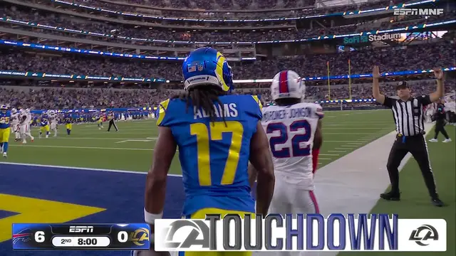 DAVANTE ADAMS REELS IT IN FOR THE TD