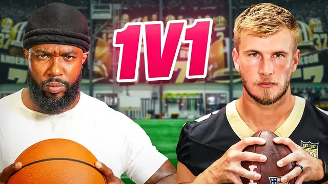 I Left the Basketball Court to 1v1 an NFL Quarterback | NFL R2EZ powered by Verizon
