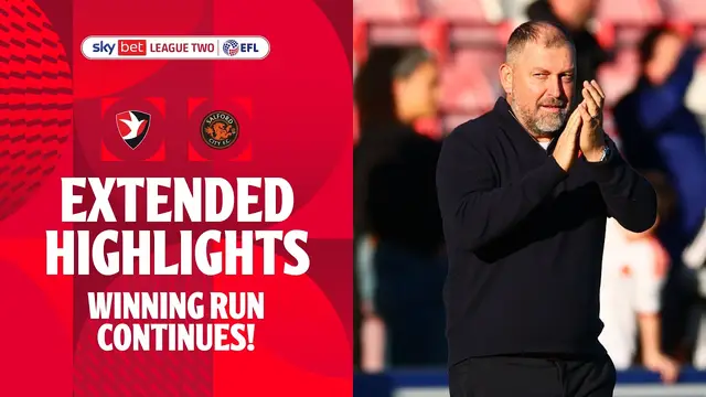 WINNING RUN CONTINUES | Cheltenham Town v Salford City extended highlights