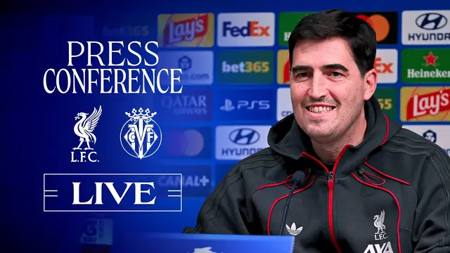 Champions League Press Conference: Liverpool vs Villarreal | Andoni Iraola