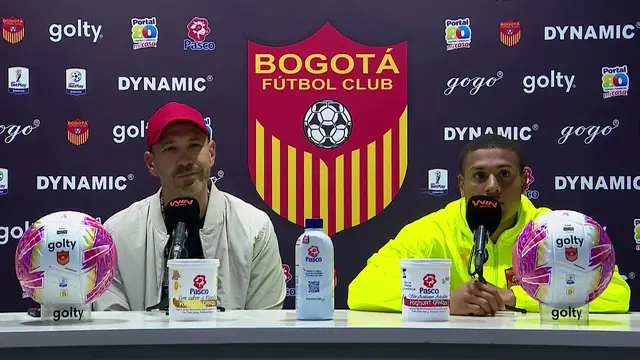 Rueda de prensa de Bogotá tras su partido con Envigado