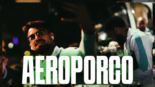 PALMEIRAS CHEGA A CURITIBA COM MUITA FESTA DA TORCIDA!