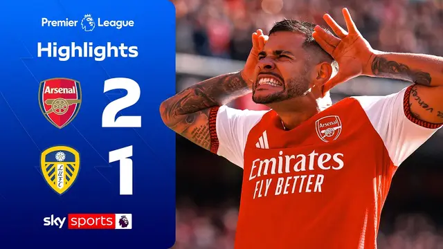 Calafiori & Guimarães on target in Arsenal comeback | Arsenal 2-1 Leeds | Premier League Highlights
