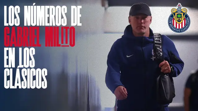 🇦🇹 LOS NÚMEROS DE MILITO EN LOS CLÁSICOS CON CHIVAS 🇦🇹