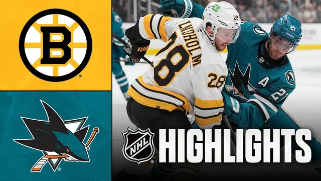 Bruins vs. Sharks | NHL Highlights | Oct 13, 2026