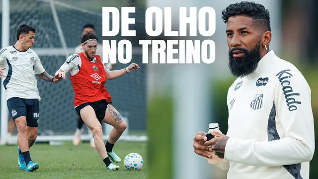 SANTOS FC RETORNA AOS TREINOS NO CT REI PELÉ