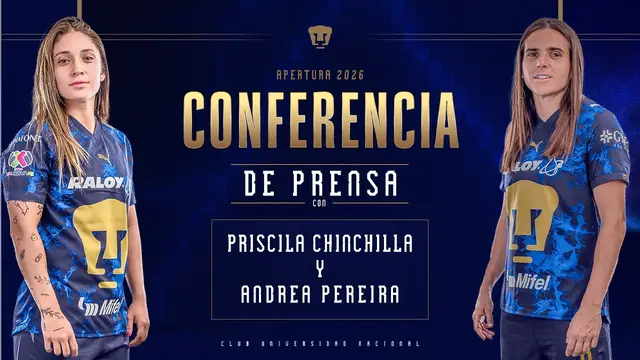 Conferencia de prensa | Priscila Chinchilla y Andrea Pereira