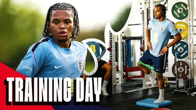 A day in the life of Rio Ngumoha 🎥 | Training Day at St. George's Park | England