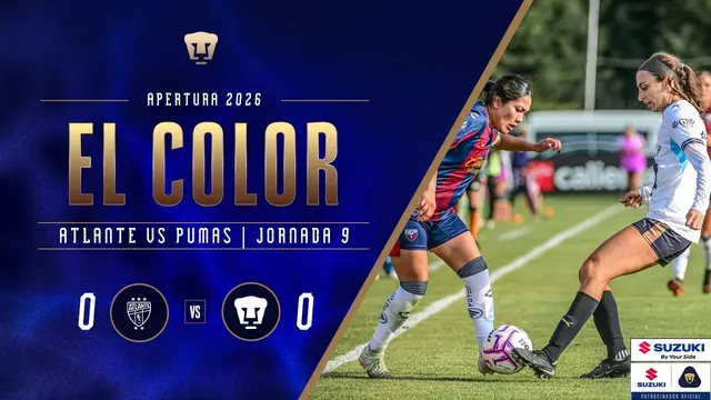Color Suzuki | Atlante vs Pumas Femenil | Jornada 9 | Apertura 2026