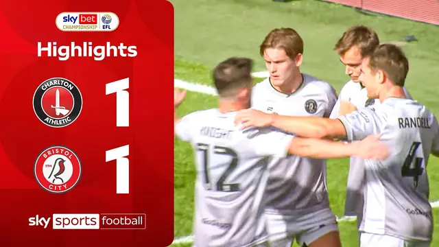 Addicks winless in six after Twine equaliser | Charlton 1-1 Bristol City | EFL Highlights