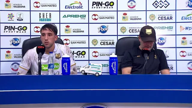 Rueda de prensa de Águilas Doradas tras su partido con Alianza Valledupar