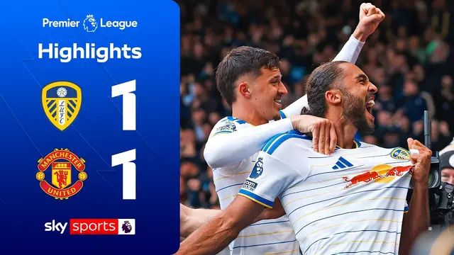 Calvert-Lewin ensures Man Utd winless run continues | Leeds 1-1 Man Utd | Premier League Highlights