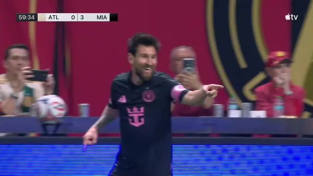 ¡AL ESTILO MESSI! 😮‍💨 Qué flor de gol que mete el 10, su doblete de la noche