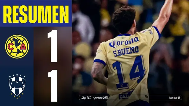 Resumen completo: América 1 vs. 1 Monterrey | J11, AP26 | Gol de SANTIAGO BUENO | #110AñosDeAmérica