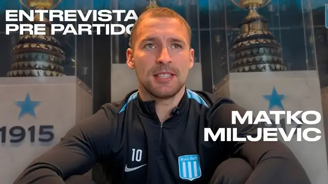 Entrevista a Matko Miljevic: “Este club demanda que ganemos cosas importantes” | Racing Club