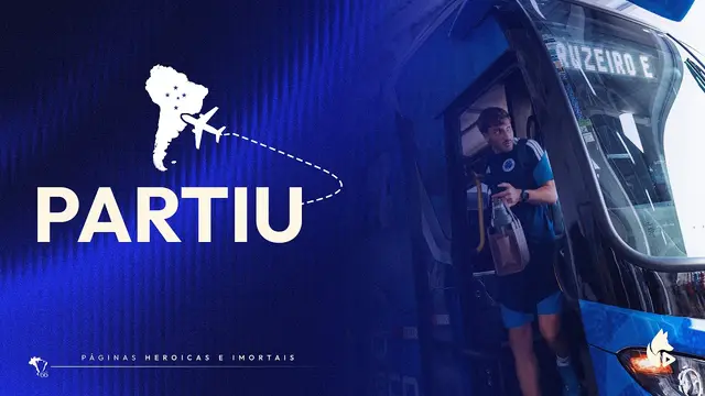✈️ PARTIU, POA! O Cruzeiro já está no sul para mais um duelo pelo Brasileirão!