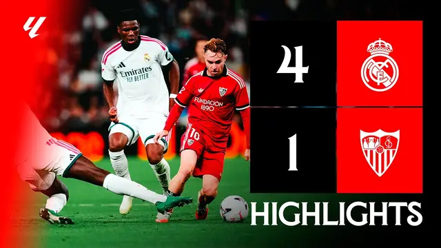 Real Madrid - Sevilla FC (4-1) LALIGA | Resumen