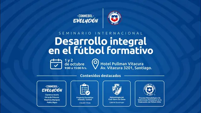 Seminario Internacional: Desarrollo Integral en el Fútbol Formativo | CONMEBOL Evolución