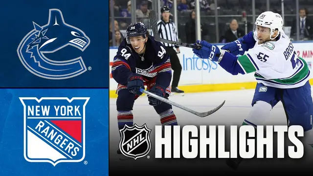 Canucks vs. Rangers | NHL Highlights | Oct 11, 2026