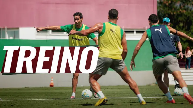 CALOR E MUITA INTENSIDADE NO TREINO DO FLUMINENSE NA MANHÃ DESTA QUINTA FEIRA