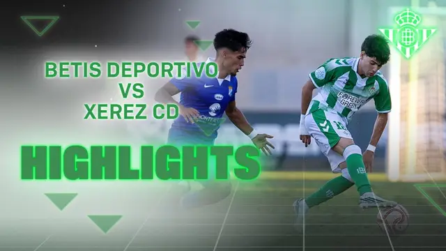 Resumen del partido Betis Deportivo - Xerez CD (1-1) | CANTERA