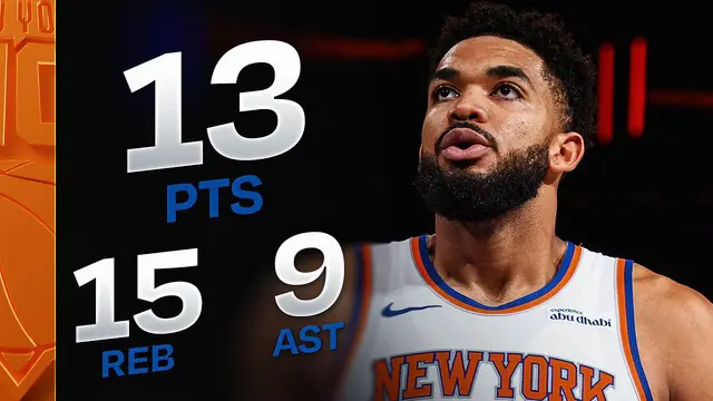 Karl-Anthony Towns Flirts With a Triple-Double in All-Around Performance | October 15, 2026