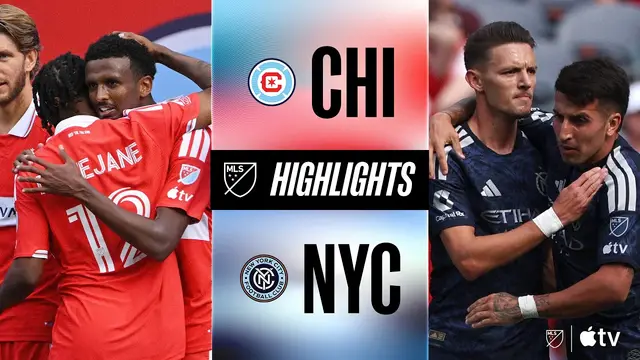 Chicago Fire FC vs. New York City FC | Full Match Highlights | 10-Man Comeback Win!