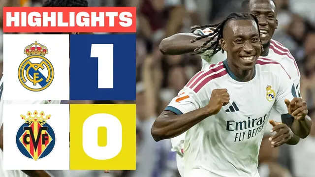 REAL MADRID 1 - 0 VILLARREAL CF | RESUMEN LALIGA EA SPORTS