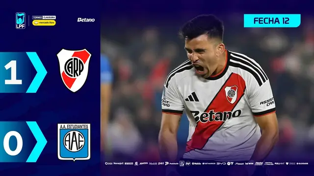RIVER 1 - 0 ESTUDIANTES RC | Resumen del partido | #TorneoMercadoLibre Clausura 2026 🏆