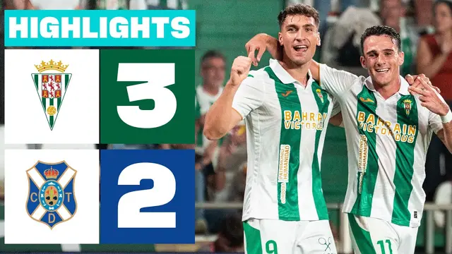 CÓRDOBA CF 3 - 2 CD TENERIFE | RESUMEN LALIGA HYPERMOTION